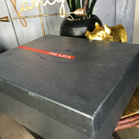 Prada Black Patent Leather PeepToe Wedge Pumps 8.5 - Picture 7 of 8